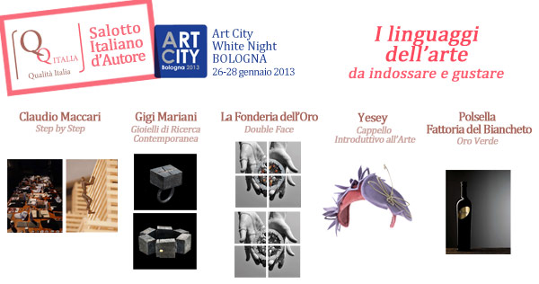 ART CITY White Night - Bologna 26-28 gennaio 2013 - Ufficio stampa a cura di GoandLink per Q-Italia - Salotto Italiano d'Autore