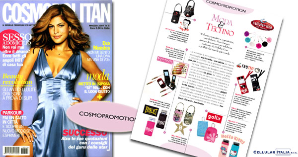 COSMOPOLITAN - maggio 2007 - Rassegna stampa a cura di GoandLink per Cellular Italia Spa
