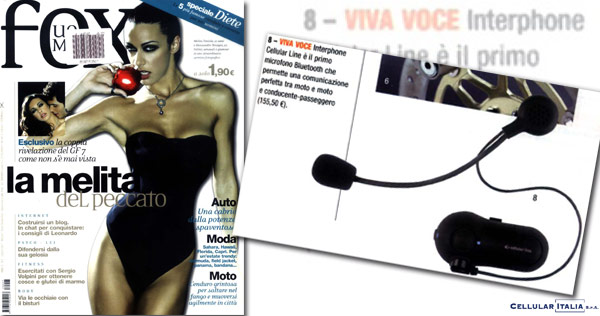 FOX UOMO - luglio 2007 - Rassegna stampa a cura di GoandLink per Cellular Italia Spa