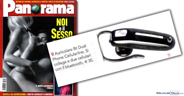 PANORAMA - dicembre 2007 - Rassegna stampa a cura di GoandLink per Cellular Italia Spa