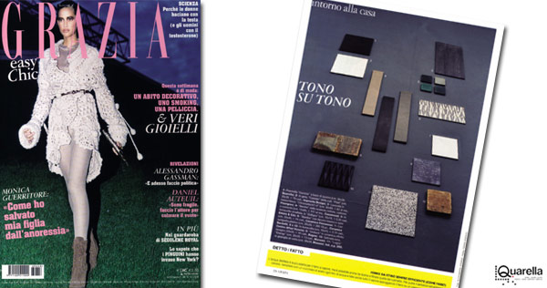 GRAZIA - N.48 - 5 dicembre 2006 - Rassegna stampa a cura di GoandLink per Gruppo Quarella Spa