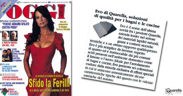 OGGI - N.50 - 13 dicembre 2006 - Rassegna stampa a cura di GoandLink per Gruppo Quarella Spa