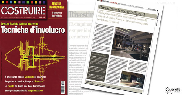COSTRUIRE - N.286 - marzo 2007 - Rassegna stampa a cura di GoandLink per Gruppo Quarella Spa