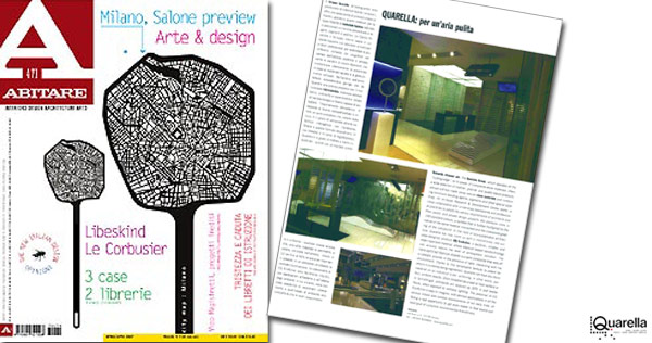 ABITARE - aprile 2007 - Rassegna stampa a cura di GoandLink per Gruppo Quarella Spa