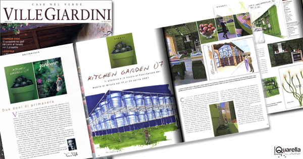 VILLE E GIARDINI - aprile 2007 - Rassegna stampa a cura di GoandLink per Gruppo Quarella Spa