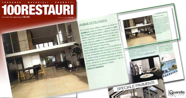 100 RESTAURI - maggio 2007 - Rassegna stampa a cura di GoandLink per Gruppo Quarella Spa