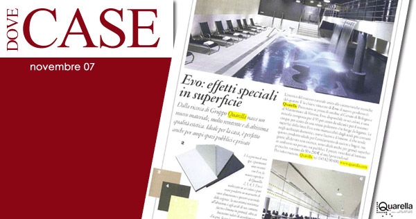 DOVE CASE - novembre 2007 - Rassegna stampa a cura di GoandLink per Gruppo Quarella Spa